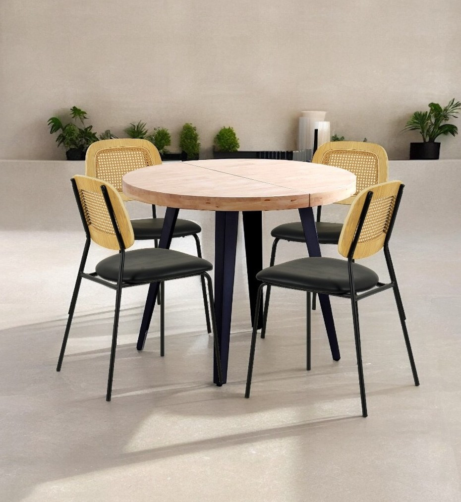 MATIKA - Ensemble de repas table et chaises