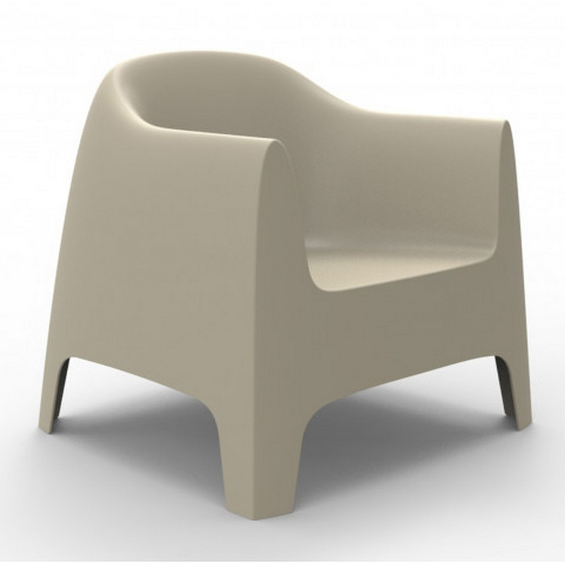 SOLID- Fauteuil de jardin Vondom gris