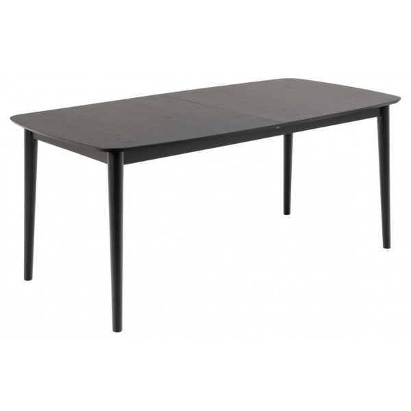 Tivoli - Table repas extensible noire