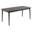 Tivoli - Table repas extensible noire