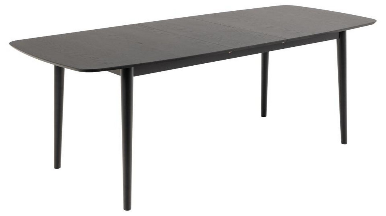 GLIMPS - Black Dining Table extendable XL