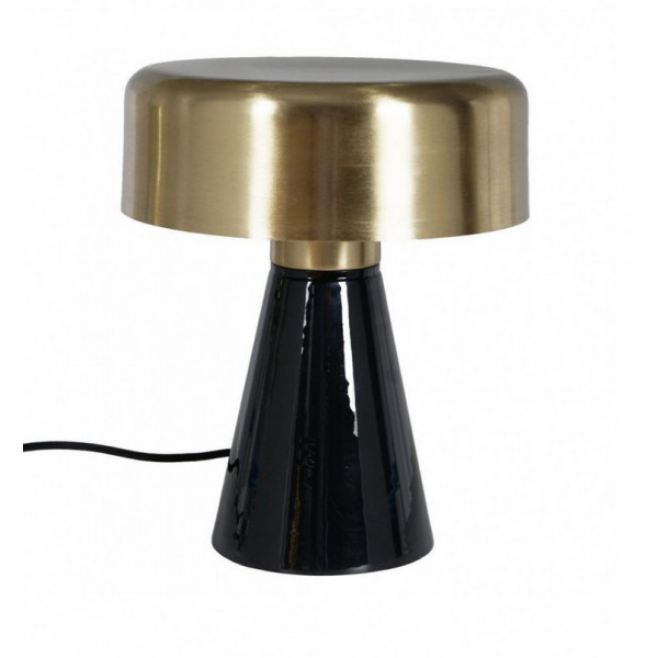 ECLIPSE - Tischlampe aus schwarzem Stahl mit Messingfinish