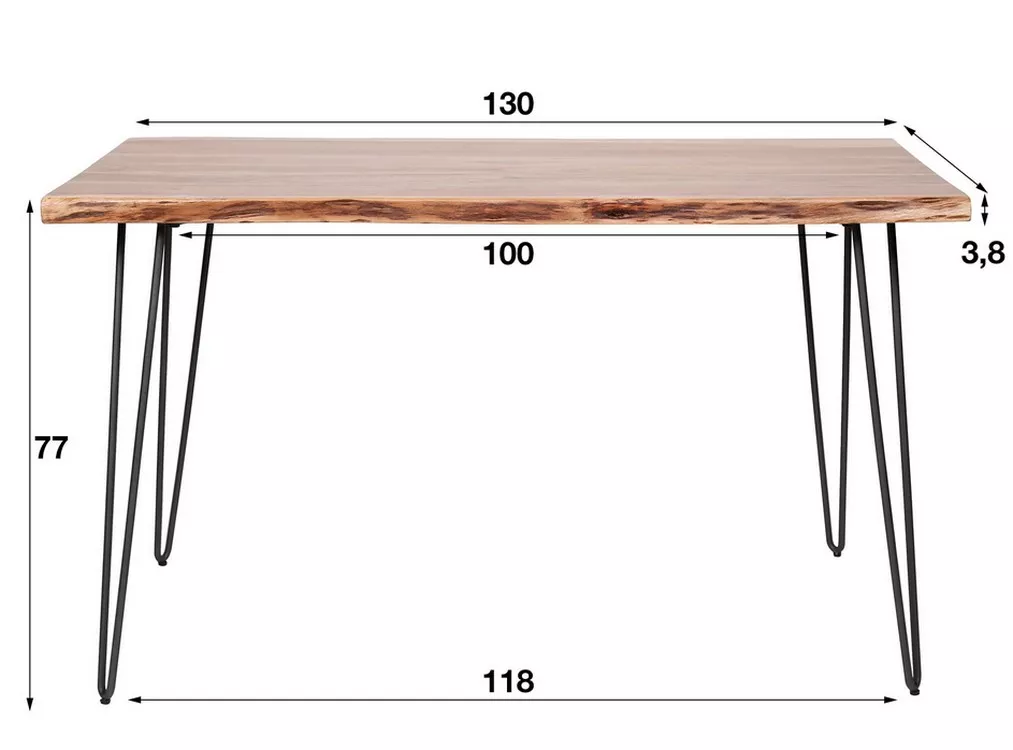 Table Kitchen dimensions