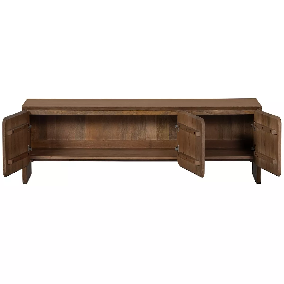 JERRE - Brown wooden TV stand L 150