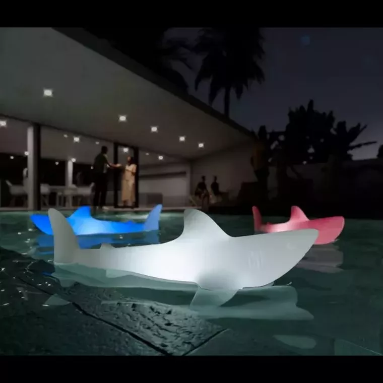 Illuminated shark pool