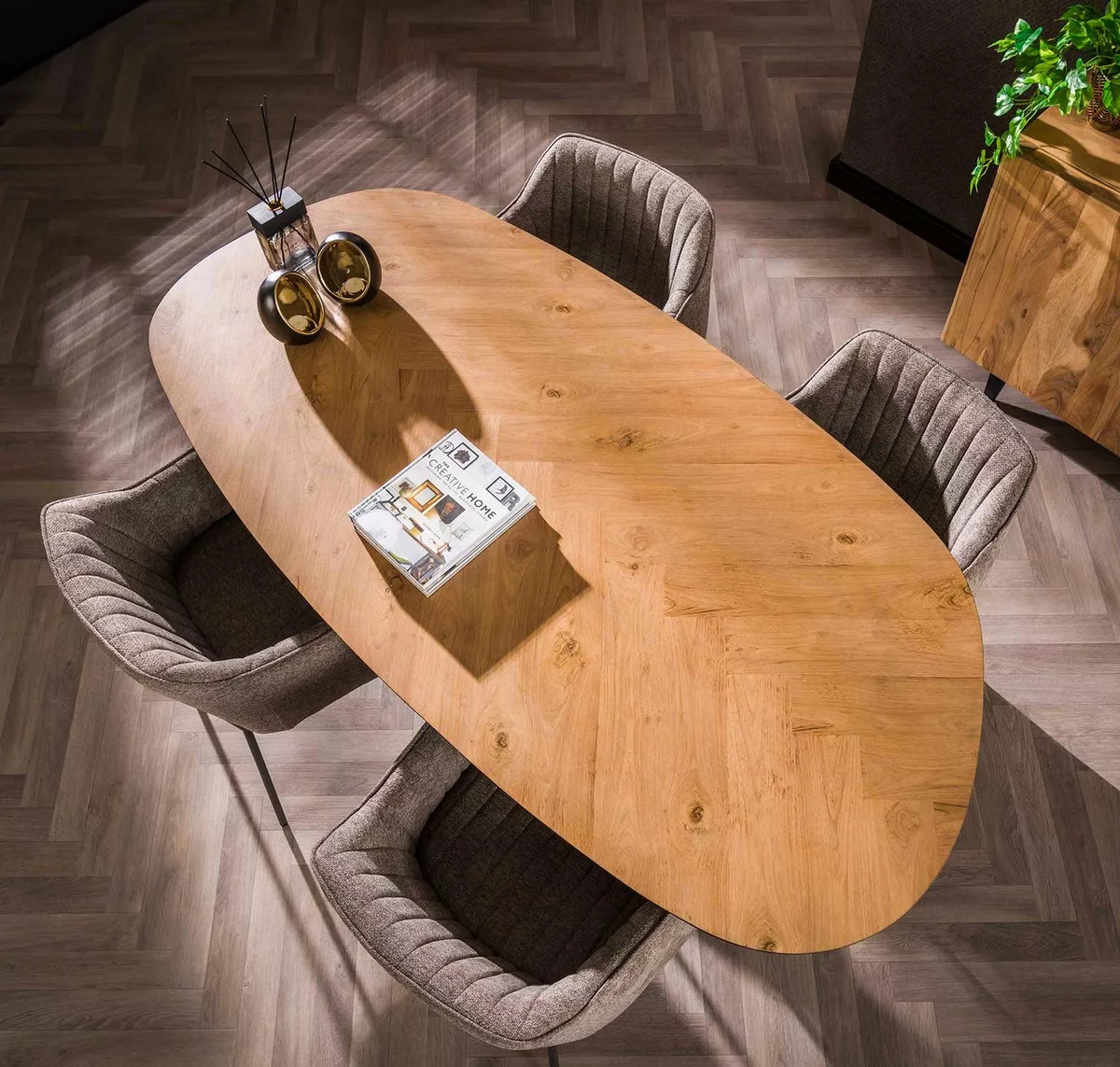 Asymmetrical Dining Table