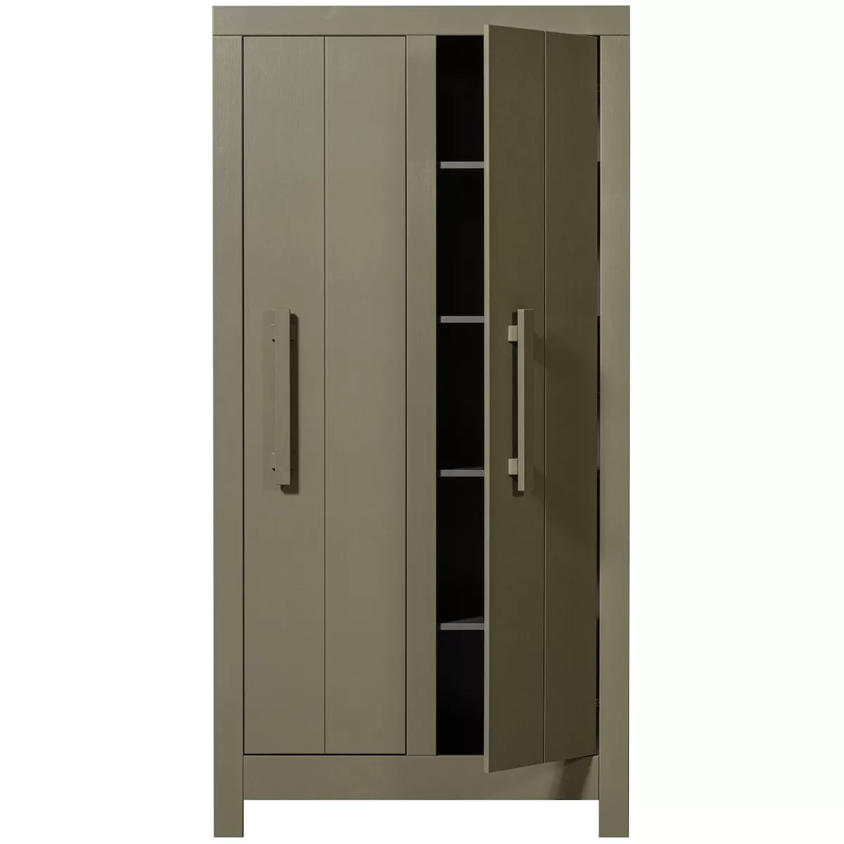 BOBBY - Armoire en bois de pin vert H 190