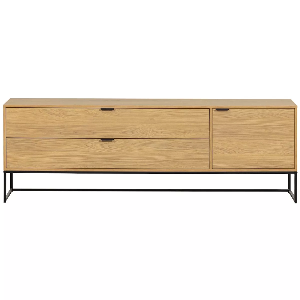 SILAS - Oak finish TV unit L 180