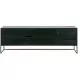 SILAS - Black TV unit L180