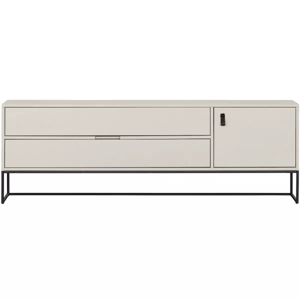 SILAS - Mueble TV pino blanco L 180