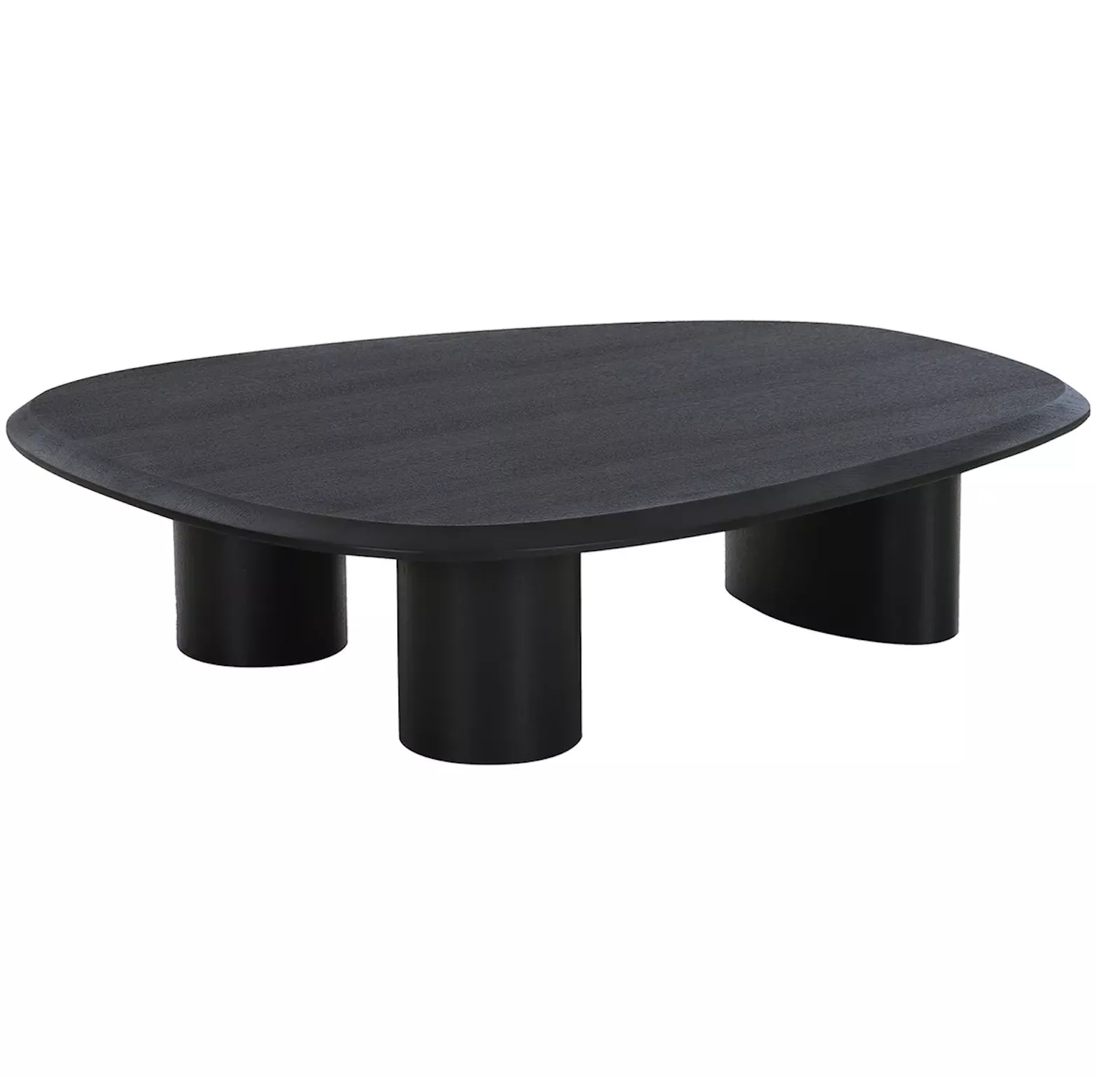 TIRANO - Table basse finition frêne noir L96