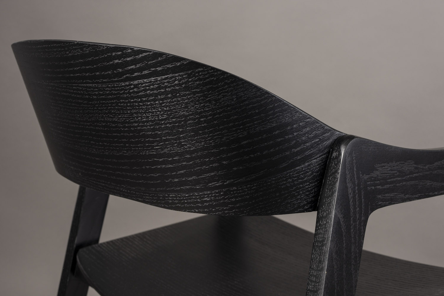 WESTLAKE - Silla de madera negra