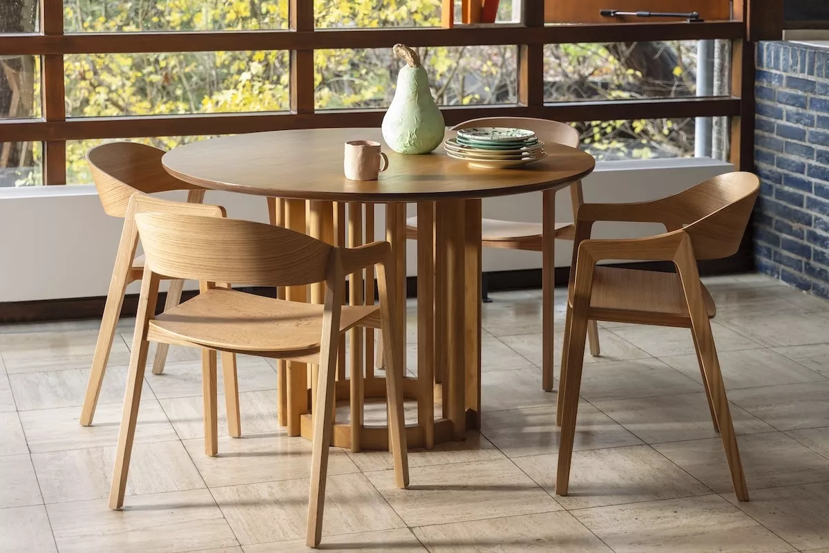 WESTLAKE - Lot de 2 chaises de repas en bois