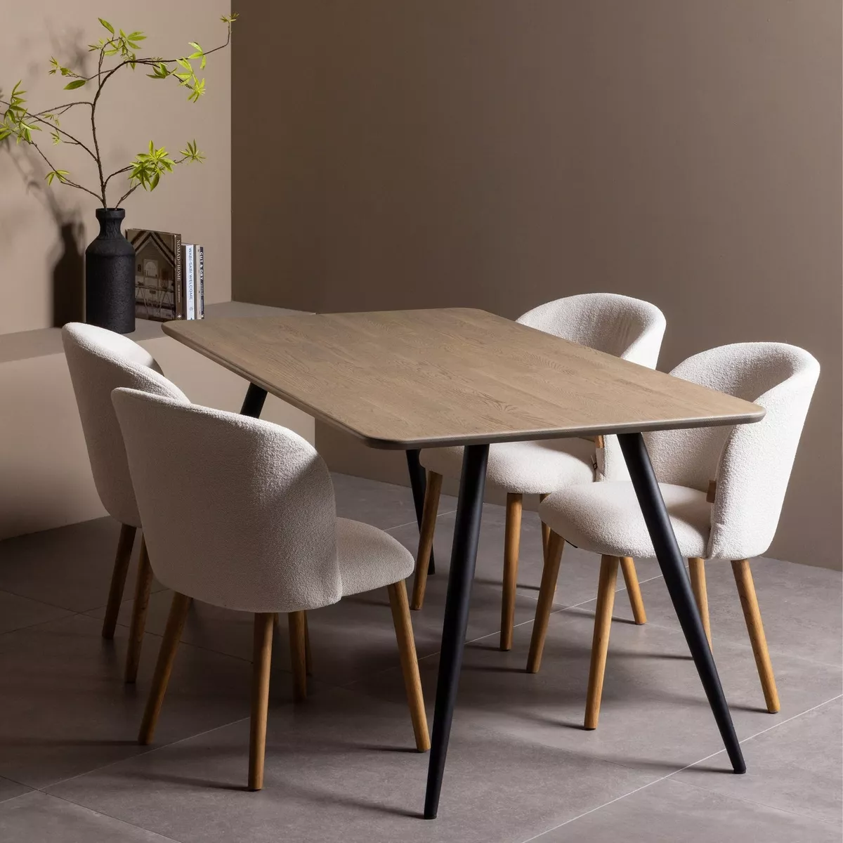 Beige Dining Chair