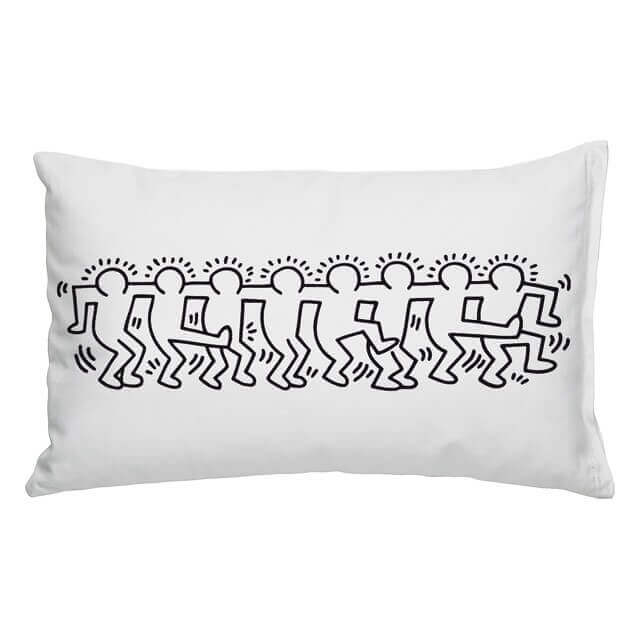 Keith Haring pillow men