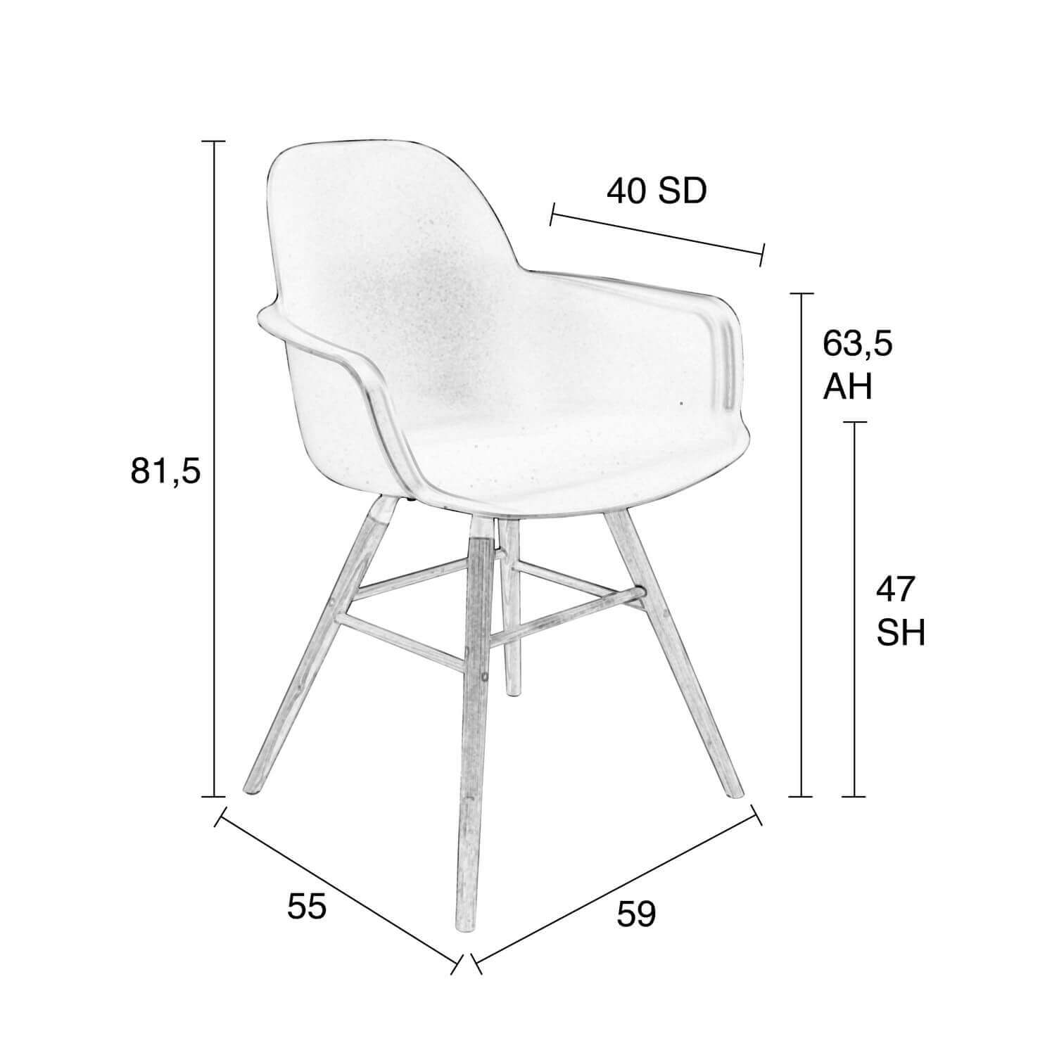 Fauteuil Albert kuip zuiver