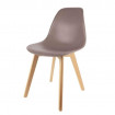 Design-Stuhl Pop taupe