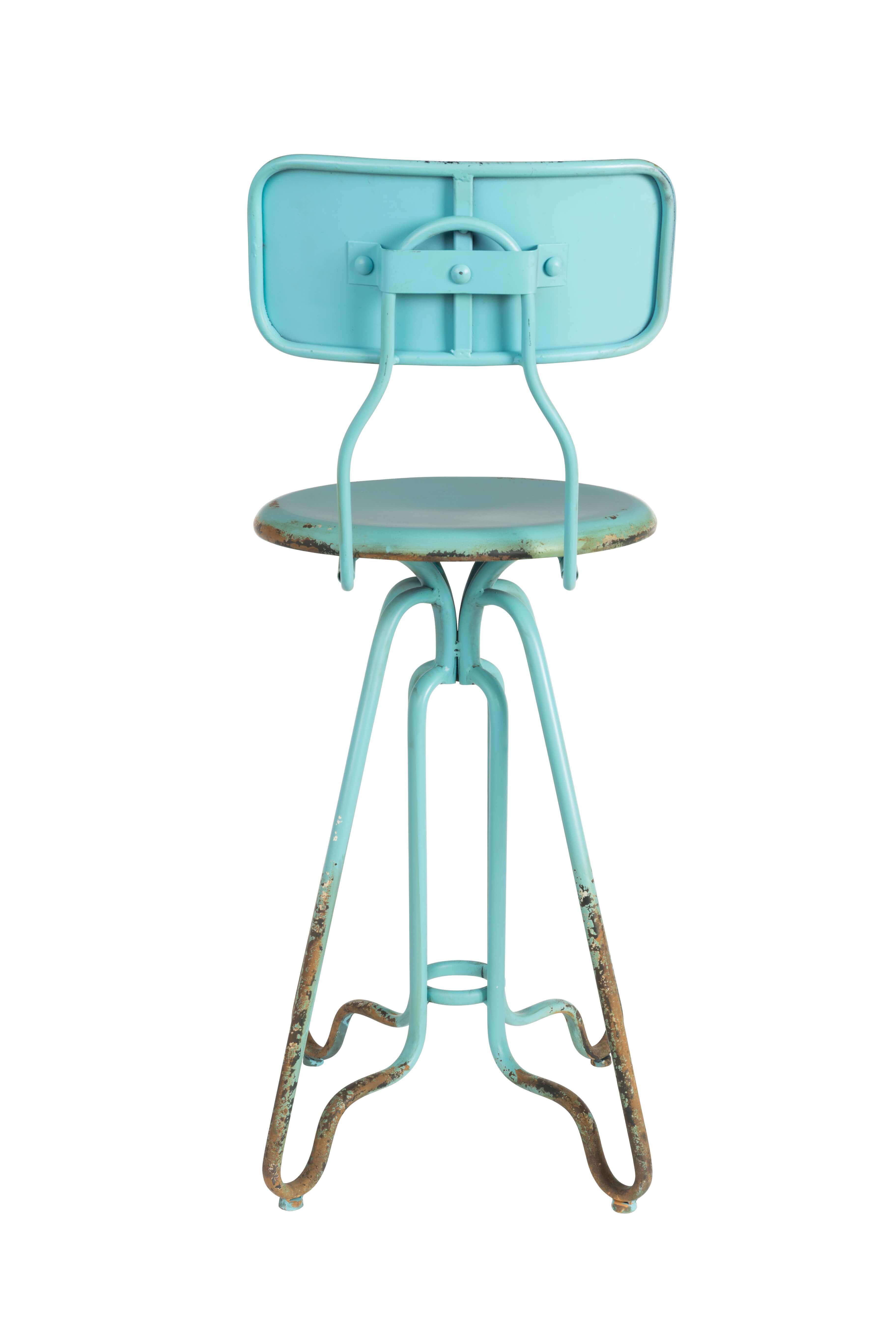 Lagoon bleu bar stool