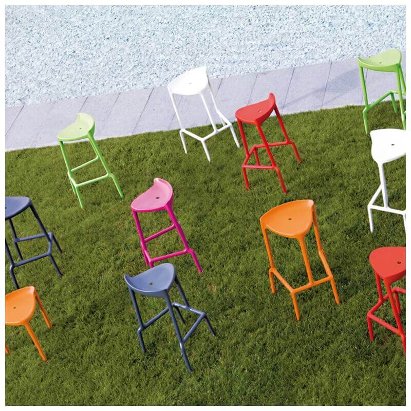 Tabouret Happy Pedrali couleurs