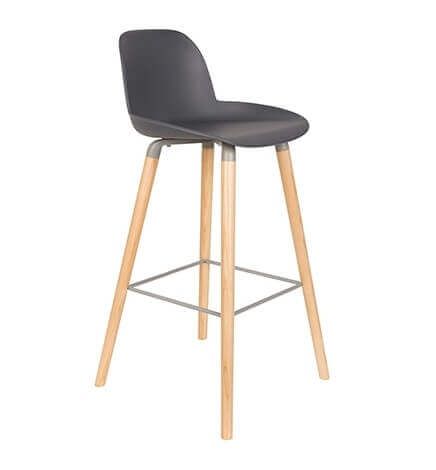 Silla de bar Nordic antracita