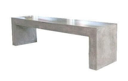 Concrete bench