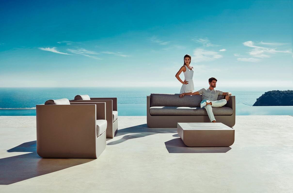 Soggiorno esterno di design Vondom