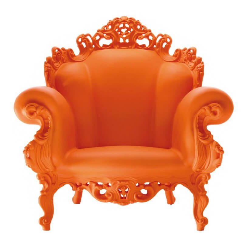 Sillón Proust naranja Alessandro Mendini