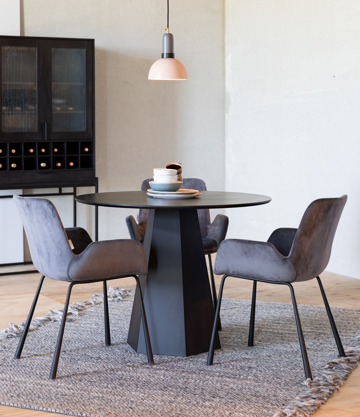 Dining Table Black Pilar 