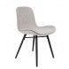 CURVE - light grey design chair